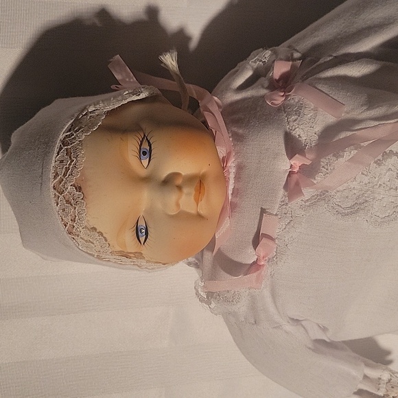 Antique German Bisque Head Baby Doll - Picture 2 of 6